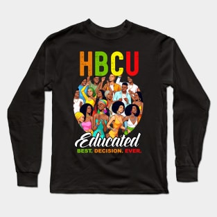 HBCU Educated Grad Alumni Long Sleeve T-Shirt